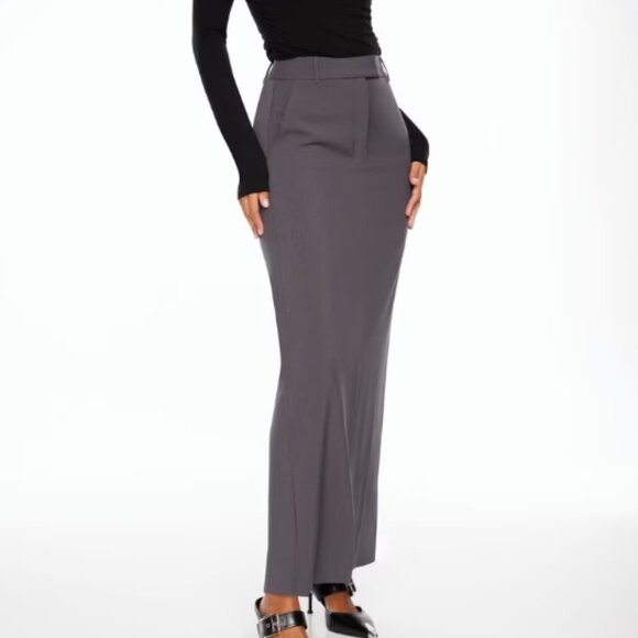 Dynamite Eversleek Charlotte Pencil Maxi Skirt Large - Picture 2 of 10